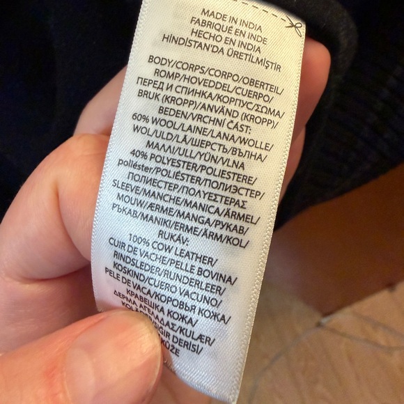 Polo by Ralph Lauren Black Varsity Jacket - Picture 6 of 6